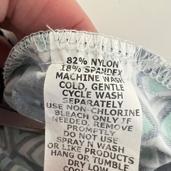 Katherine Way Womens Panama Pull On Ankle Pants Double Diamond Green size 8 - Picture 10 of 11